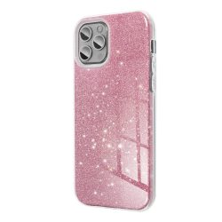   Glitter 3in1 Case Xiaomi Redmi Note 12 Pro Plus 5G hátlap, tok, rózsaszín