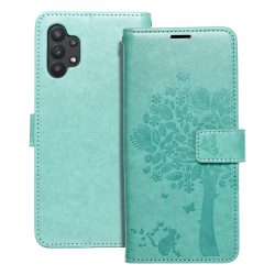   Mezzo Tree Samsung Galaxy A32 4G oldalra nyíló tok, mentazöld