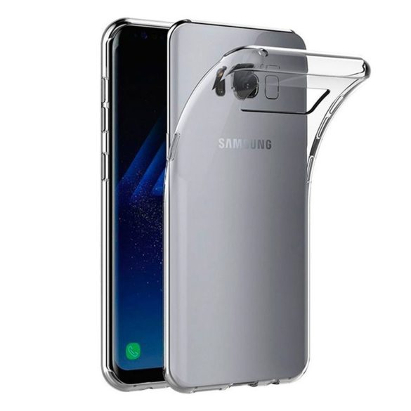 Samsung Galaxy S8 Plus Super Slim 0.5mm szilikon hátlap, tok, átlátszó