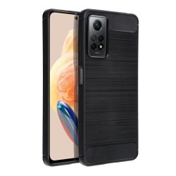   Carbon Case Flexible Xiaomi Redmi Note 12 Pro 4G hátlap, tok, fekete