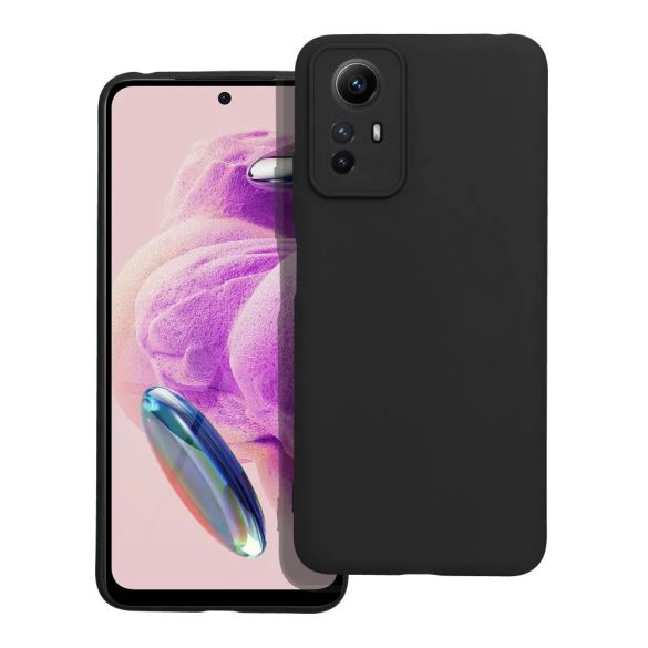 Matt Case Xiaomi Redmi Note 12S hátlap, tok, fekete