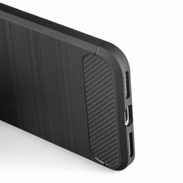 Carbon Case Flexible iPhone 7 Plus/8 Plus hátlap, tok, fekete