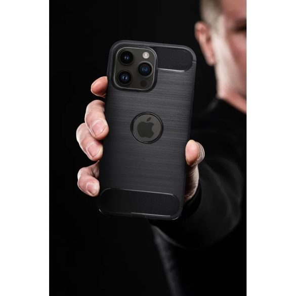 Carbon Case Flexible iPhone 7 Plus/8 Plus hátlap, tok, fekete