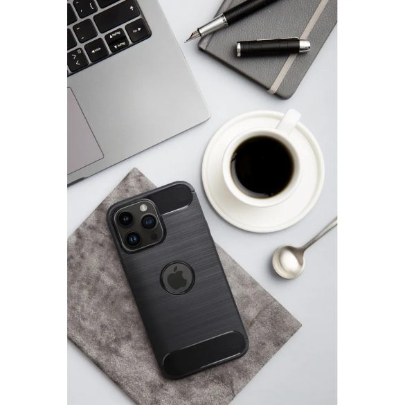 Carbon Case Flexible iPhone 7 Plus/8 Plus hátlap, tok, fekete