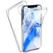   Full Cover 360° iPhone 13 Pro Max 2 részes szilikon elő és hátlap, tok, átlátszó