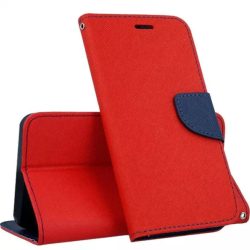   Smart Fancy iPhone 11 Pro oldalra nyíló tok, piros-sötétkék