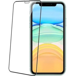   iPhone Xr/11 5D Full Glue teljes kijelzős edzett üvegfólia (tempered glass) 9H keménységű, fekete