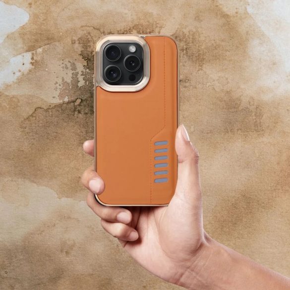 Milano Case Xiaomi Redmi Note 12S ütésálló hátlap, tok, barna