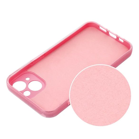 Blink Clear Case Xiaomi Redmi Note 12S 2mm csillámos szilikon hátlap, tok, rózsaszín