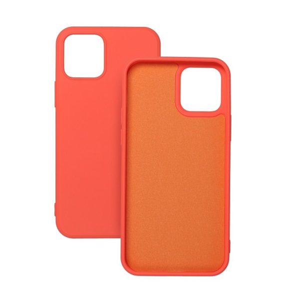 Silicone Case iPhone 11 szilikon hátlap, tok, barack rózsaszín