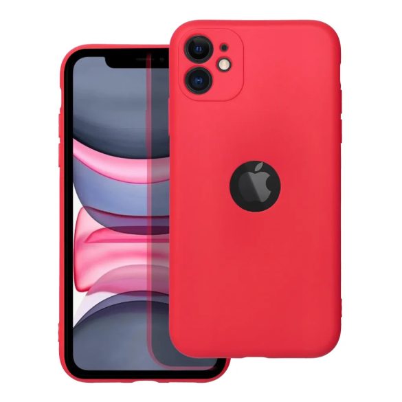 Soft Case iPhone 11 szilikon hátlap, tok, piros