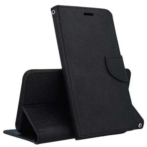 Smart Fancy Samsung Galaxy A13 5G oldalra nyíló tok, fekete