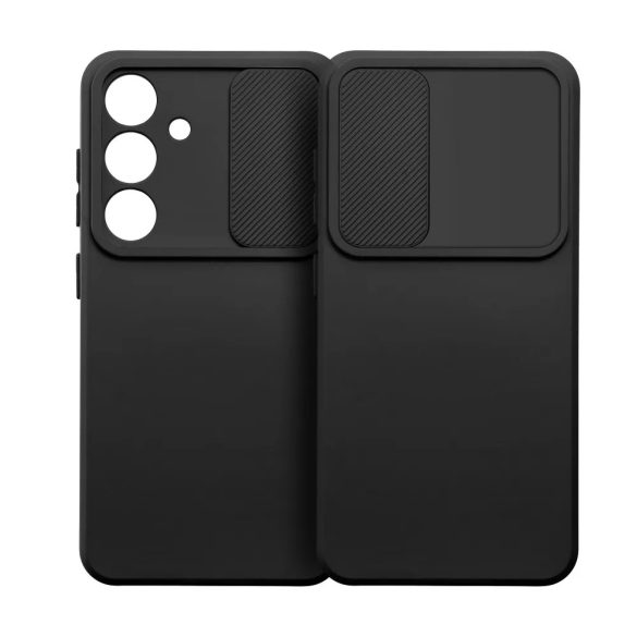 Slide Case Samsung Galaxy S24 szilikon hátlap, tok, fekete