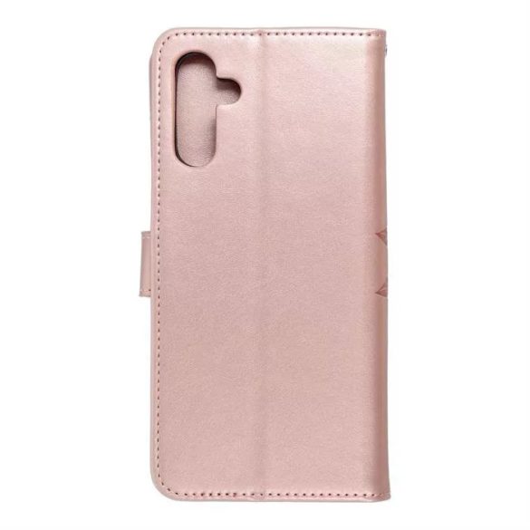 Mezzo Mandala Samsung Galaxy A13 5G oldalra nyíló tok, rozé arany