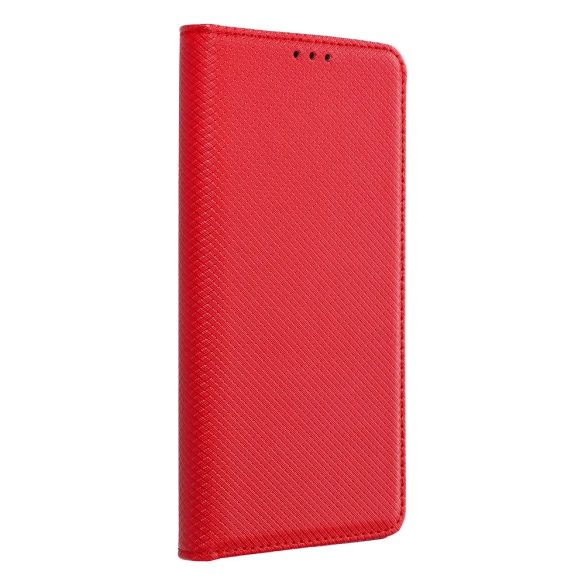 Smart Magnet Samsung Galaxy A35 oldalra nyíló tok, piros