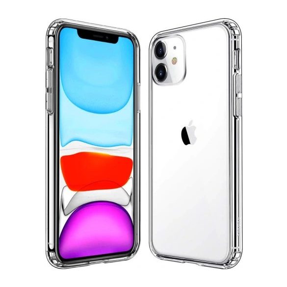 Clear case iPhone 11 2mm szilikon hátlap, tok, átlátszó