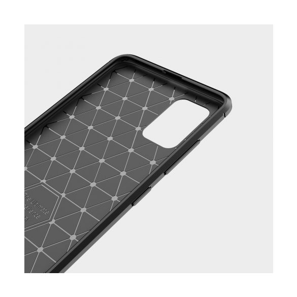 Carbon Case Flexible Samsung Galaxy A53 5G hátlap, tok, fekete