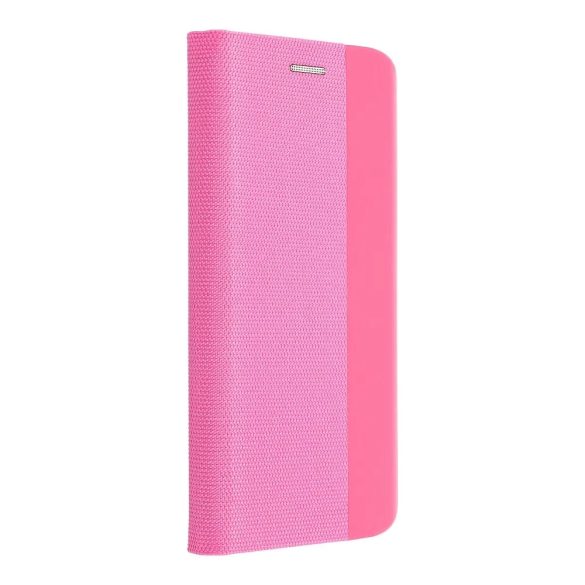 Smart Senso iPhone 11 Pro oldalra nyíló tok, világos rózsaszín