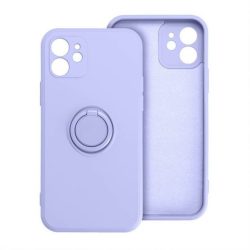 Silicone Ring Case Samsung Galaxy A13 4G hátlap, tok, lila