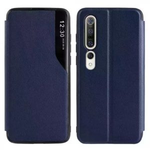 Eco Leather View Case 2 Samsung Galaxy A53 5G oldalra nyíló tok, sötétkék