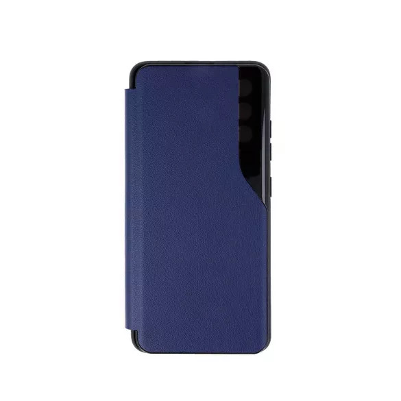 Eco Leather View Case 2 Samsung Galaxy A53 5G oldalra nyíló tok, sötétkék