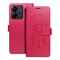   Mezzo Mandala Xiaomi Redmi 13C/Poco C65 oldalra nyíló tok, rózsaszín
