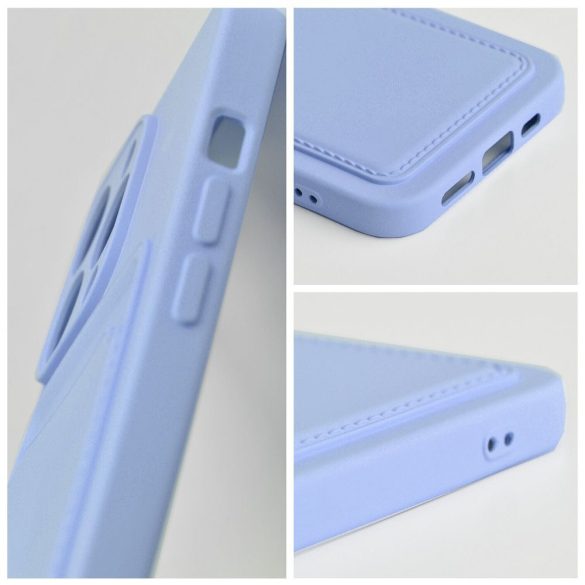 Card Case Silicone Samsung Galaxy A13 5G/A04S hátlap, tok, lila