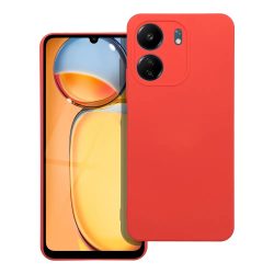   Silicone Case Xiaomi Redmi 13C szilikon hátlap, tok, barack rózsaszín