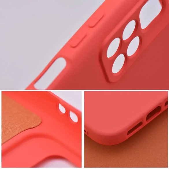 Silicone Case Xiaomi Redmi 13C szilikon hátlap, tok, barack rózsaszín