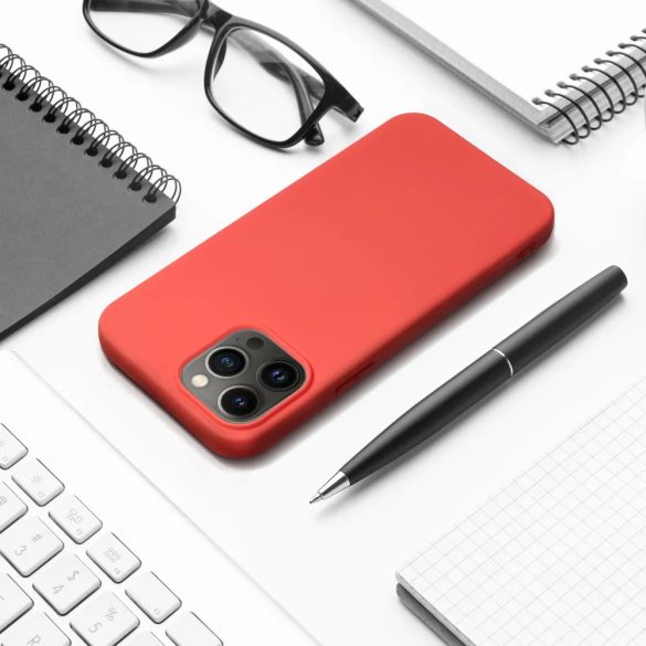 Silicone Case Xiaomi Redmi 13C szilikon hátlap, tok, barack rózsaszín