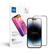   Blue Star iPhone 14 Pro 5D Full Cuver teljes kijelzős edzett üvegfólia (tempered glass), 9H keménységű, fekete