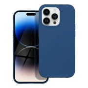   Silicone Case iPhone 14 Pro szilikon hátlap, tok, sötétkék