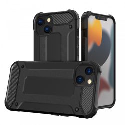   Hybrid Armor Tough Rugged iPhone 14 ütésálló hátlap, tok, fekete