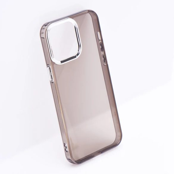 Pearl Case Samsung Galaxy A35 hátlap, tok, átlátszó-fekete