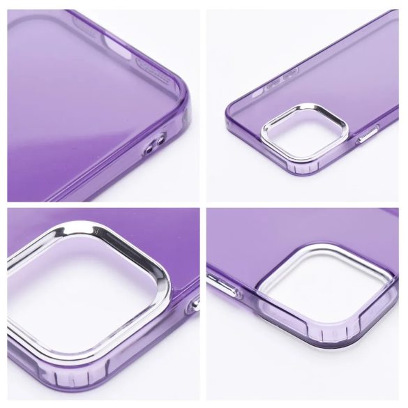 Pearl Case Samsung Galaxy A35 hátlap, tok, átlátszó-lila