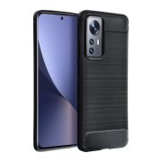 Carbon Case Flexible Xiaomi 12T/12T Pro hátlap, tok, fekete