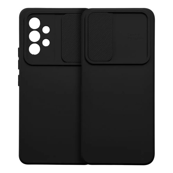 Slide Case Samsung Galaxy A33 5G szilikon hátlap, tok, fekete