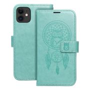 Mezzo Dreamcatcher iPhone 11 oldalra nyíló tok, mentazöld