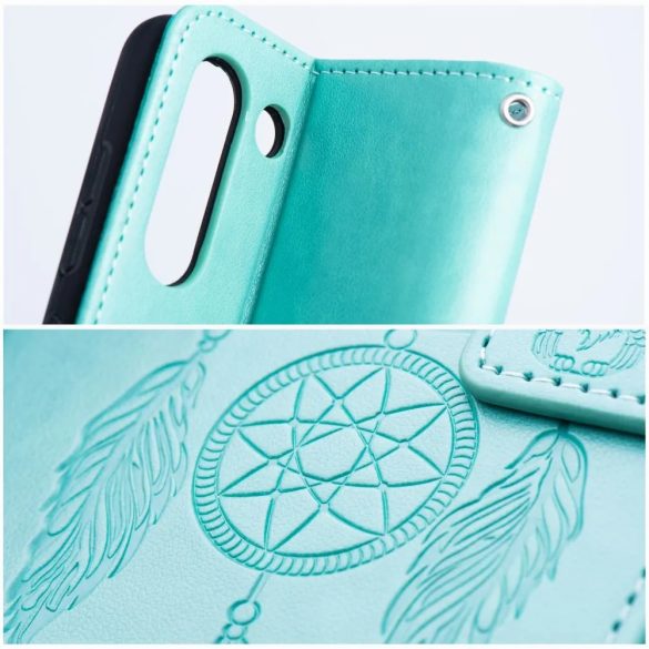 Mezzo Dreamcatcher iPhone 11 oldalra nyíló tok, mentazöld