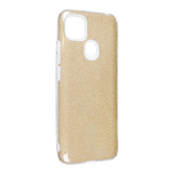 Glitter 3in1 Case Xiaomi Redmi 9C hátlap, tok, arany