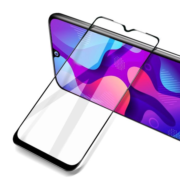 Samsung Galaxy A52 4G/A52 5G/A52s 5G 5D Full Glue teljes kijelzős edzett üvegfólia (tempered glass) 9H keménységű, fekete