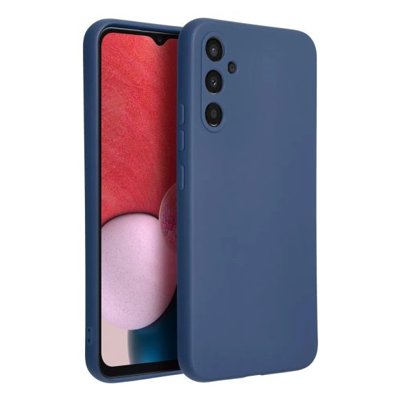 Silicone Soft Samsung Galaxy A54 5G hátlap, tok, sötétkék