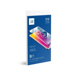   Blue Star Samsung Galaxy S21 UV Full Glue teljes kijelzős edzett üvegfólia, 9H keménységű, átlátszó