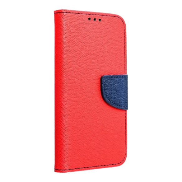 Smart Fancy Samsung Galaxy A70 oldalra nyíló tok, piros-kék