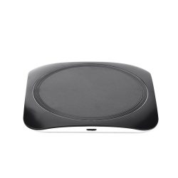   Blue Star Wireless Qi Charger, univerzális asztali vezeték nélküli töltő, 2A, 10W, fekete
