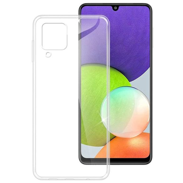 Samsung Galaxy A22 5G 2mm szilikon hátlap, tok, átlátszó