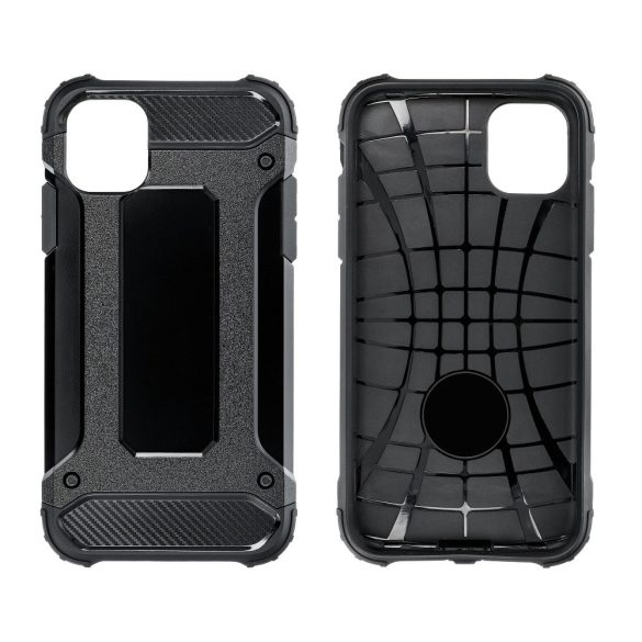 Hybrid Armor Tough Rugged iPhone 13 Pro ütésálló hátlap, tok, fekete