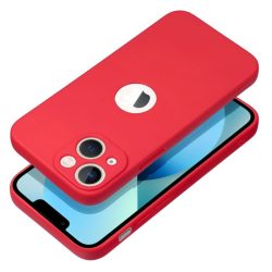 Forcell Silicone Soft Case iPhone 13 Pro hátlap, tok, piros