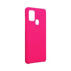   Forcell Silicone Case Samsung Galaxy A21s hátlap, tok, rózsaszín