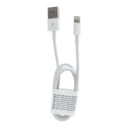 C601 iPhone 8-pin USB lightning kábel 1m, fehér